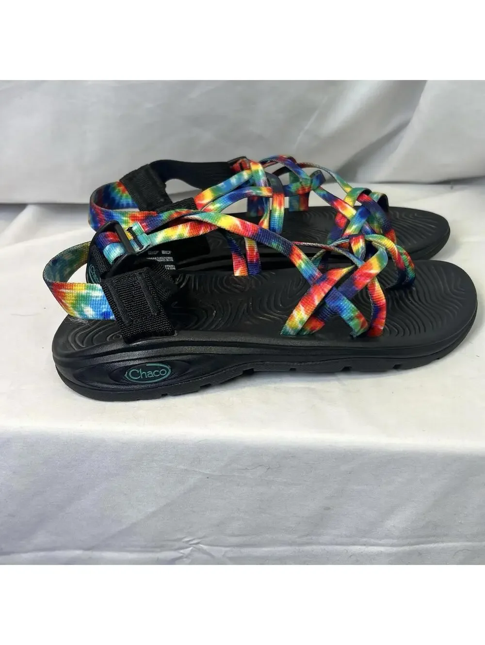 Chaco zvolv x2 Outdoor Strappy Sandles Tie-Dye Outdoor Hiking SZ 7 EUC